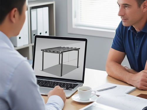 Diseño 3d y asesoría técnica personalizada para el montaje de pérgolas, marquesinas, domos, techos y cubiertas en Bogotá, Colombia. Multicorp Ingeniería SAS.