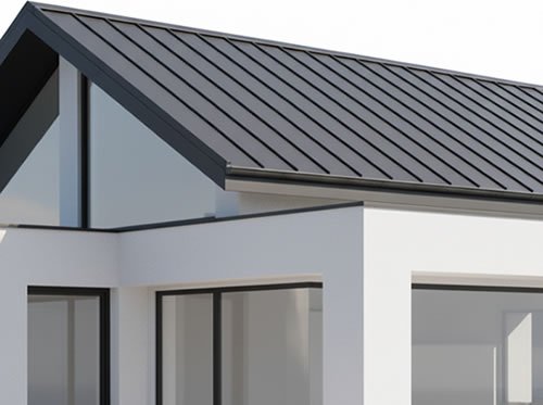 Techos y cubiertas metálicas para exteriores de casas y edificios modernos en Bogotá, Colombia